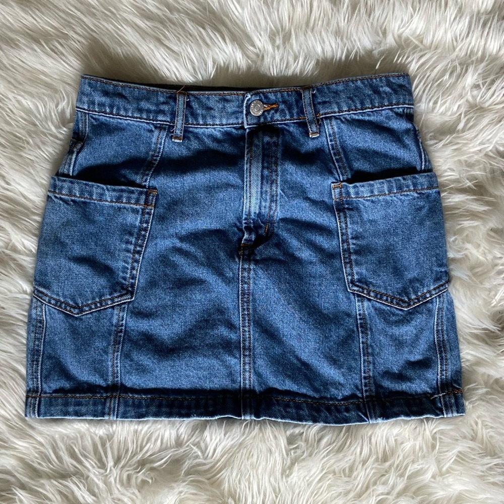 Denim Cargo Skirt 💙